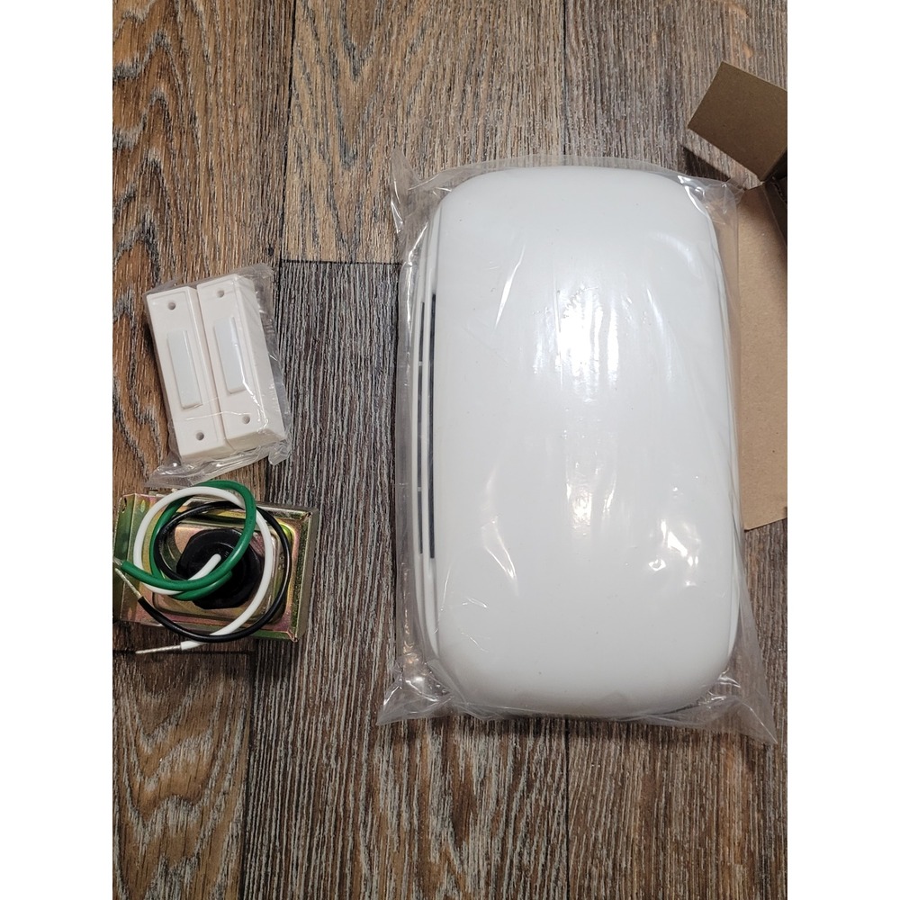 Newhouse Hardware CKIT2 Two-Note Electric Modern Door Chime Kit White Wired